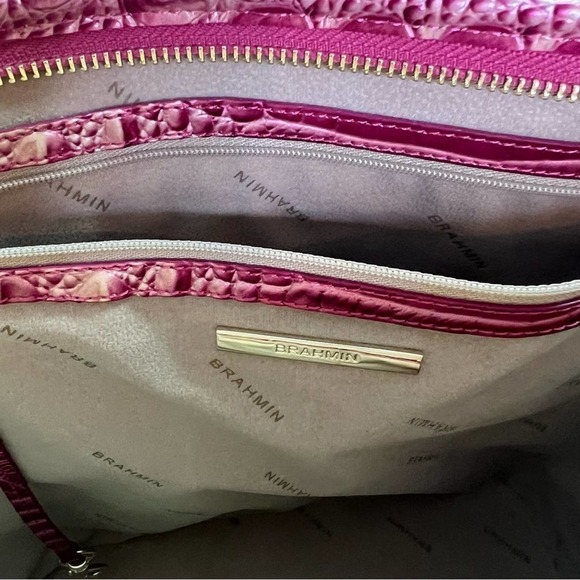 30-Brahmin Asher Magenta Ombré Melbourne Tote NWT - Picture 8 of 13